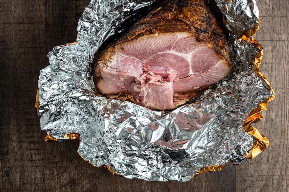 What to Do With Leftover Ham: Recipes, Storage, and Serving Tips 1 Leftover ham wrapped in alumnimum foil